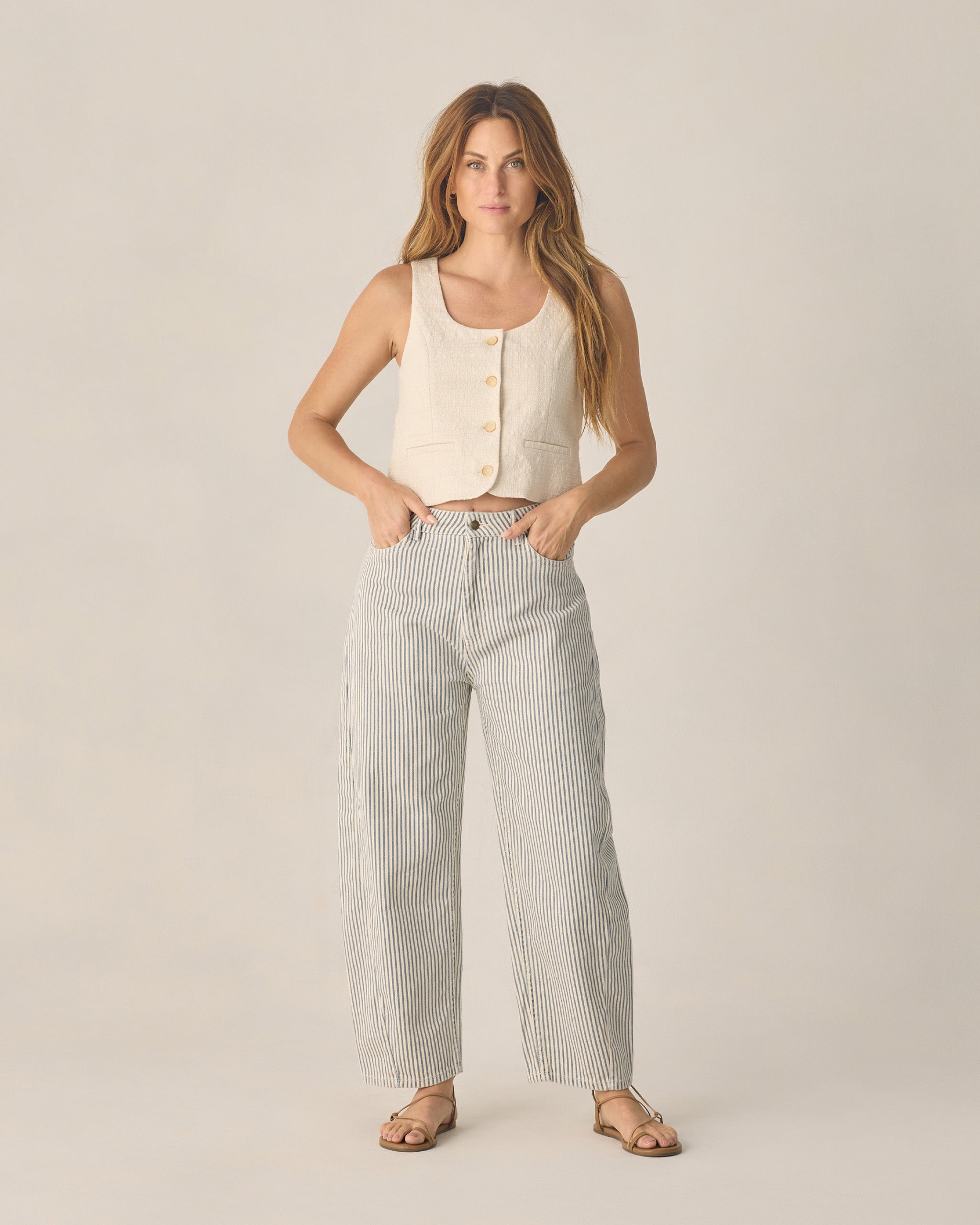 Barrel Pant | Natural