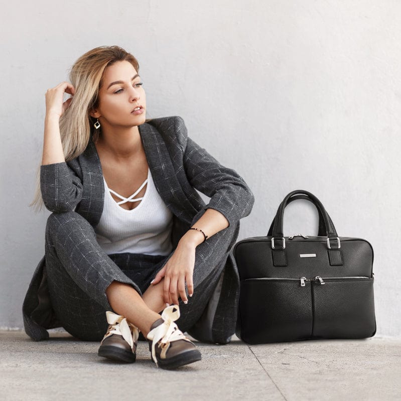 Treviso - Leather laptop briefcase | TL142546