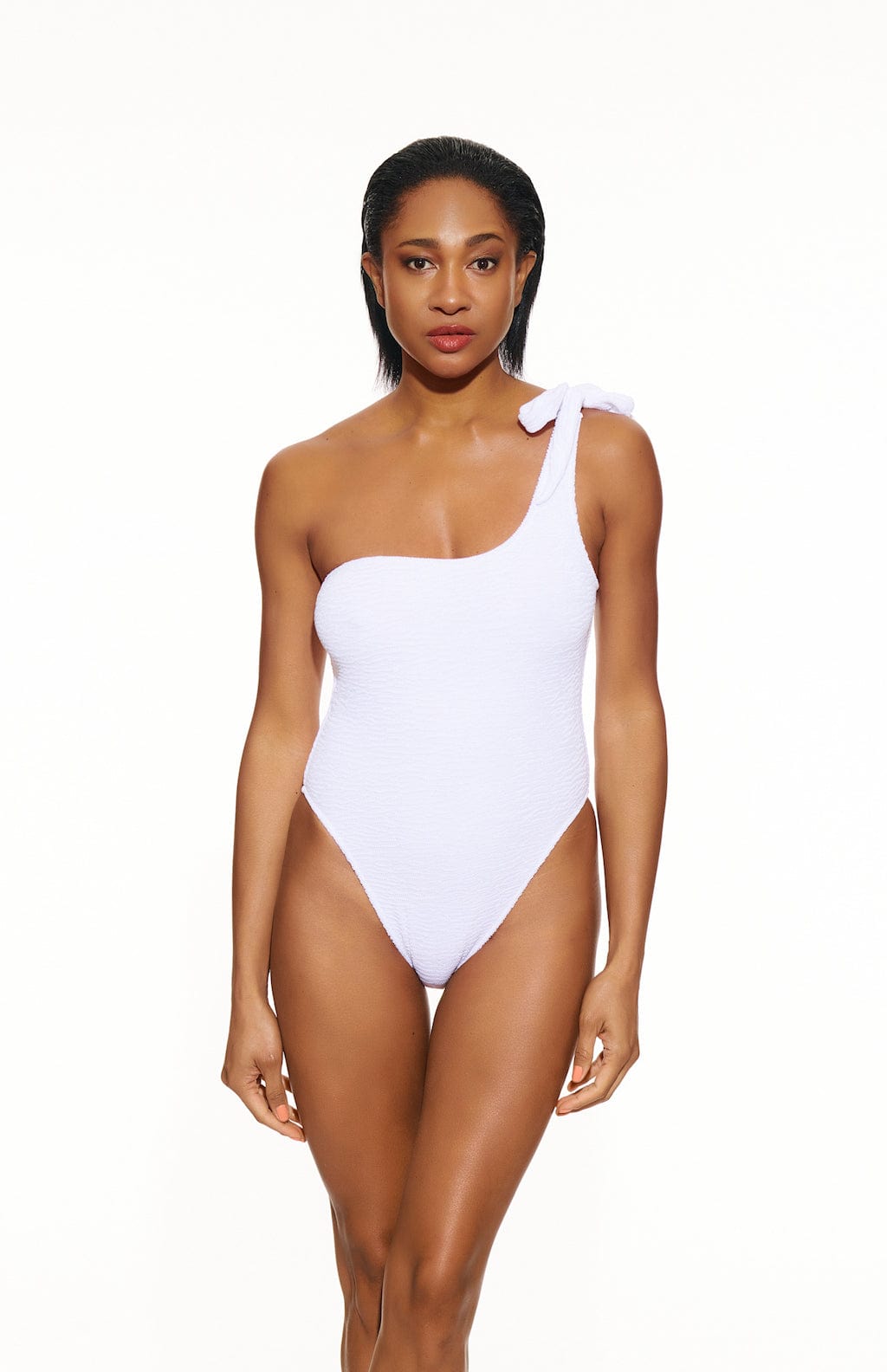 Penelope Tie Shoulder One Piece Swimsuit