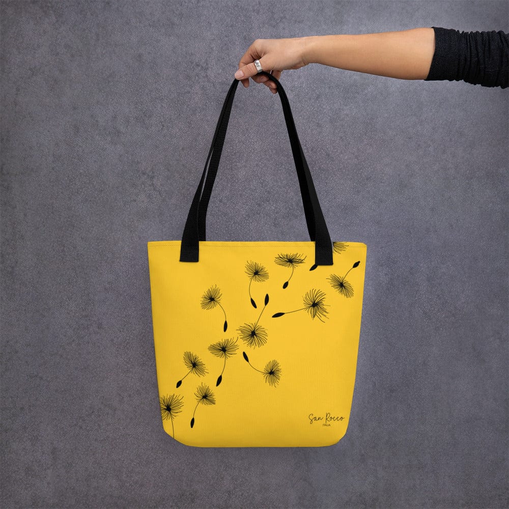 Yellow Dandelion Tote Bag