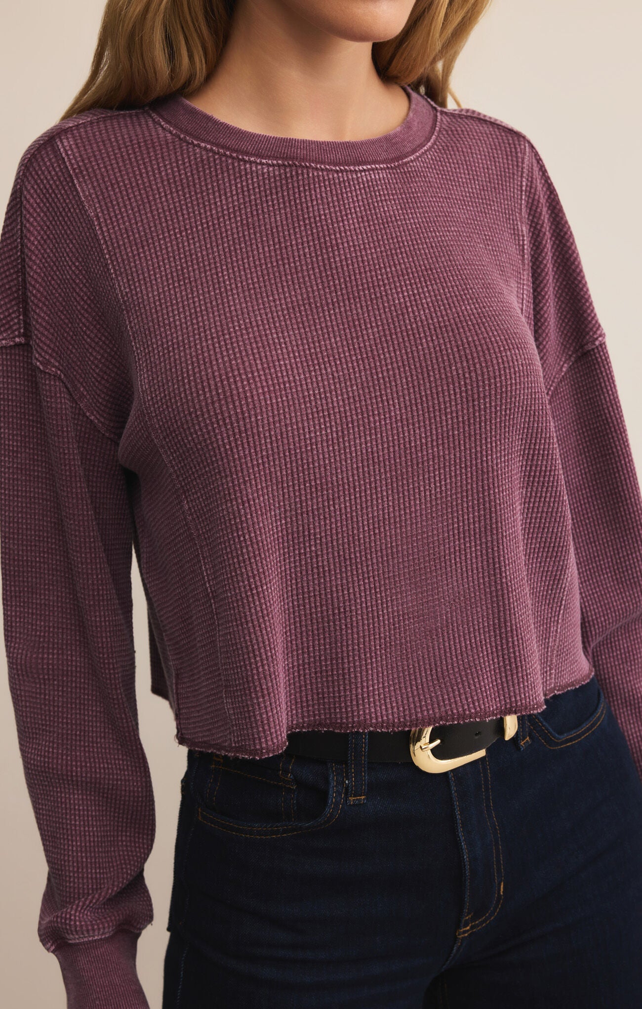 Angel Mini Thermal Top - Merlot