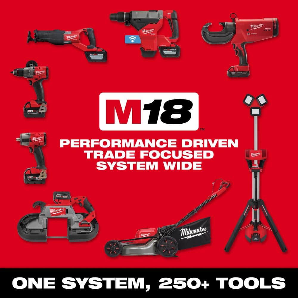 Kit combinado compacto inalámbrico M18 de 18V con motor sin escobillas (2 herramientas) con (2) baterías de 2.0Ah, cargador y bolsa 2892-22CT