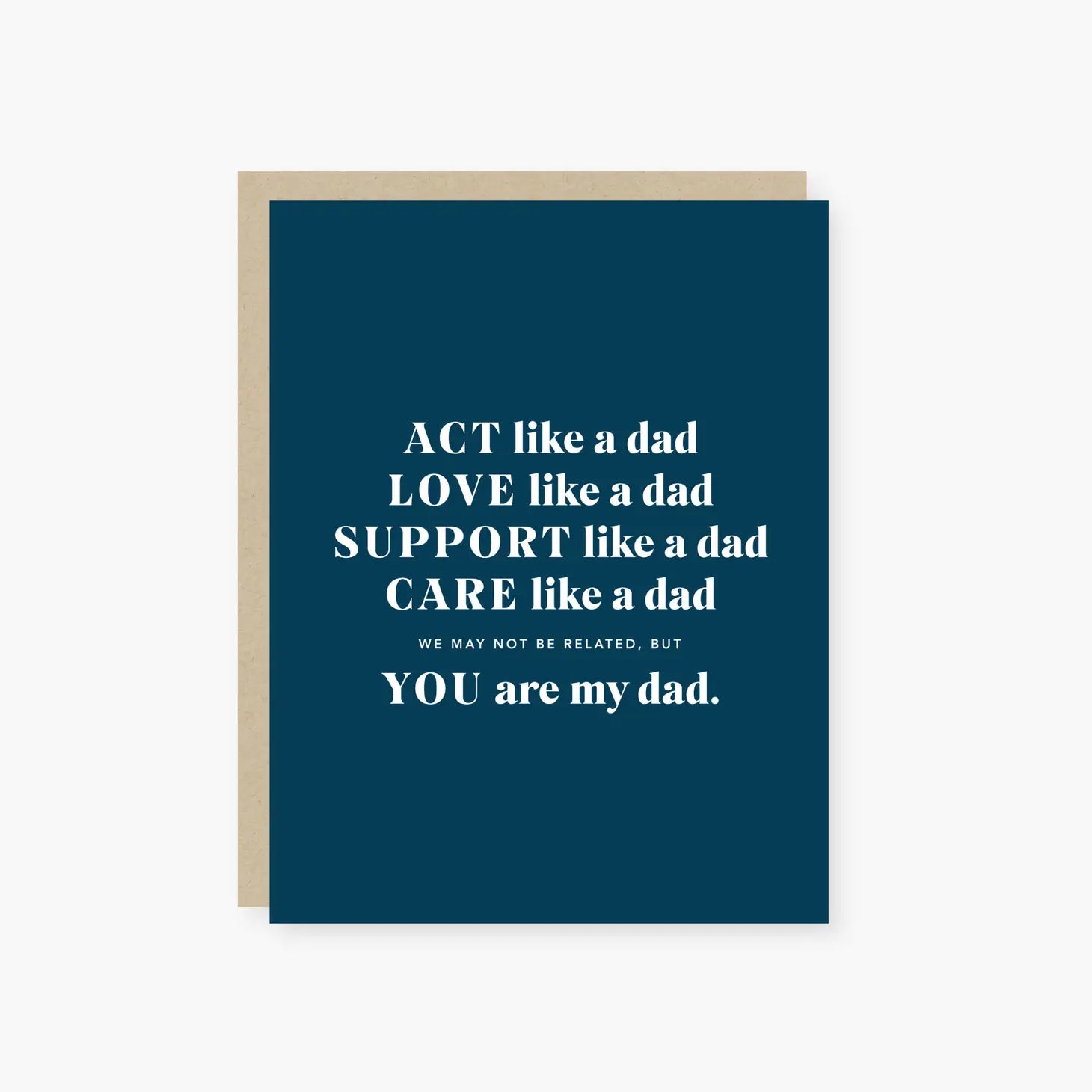 Like A Dad Father'S Day Card