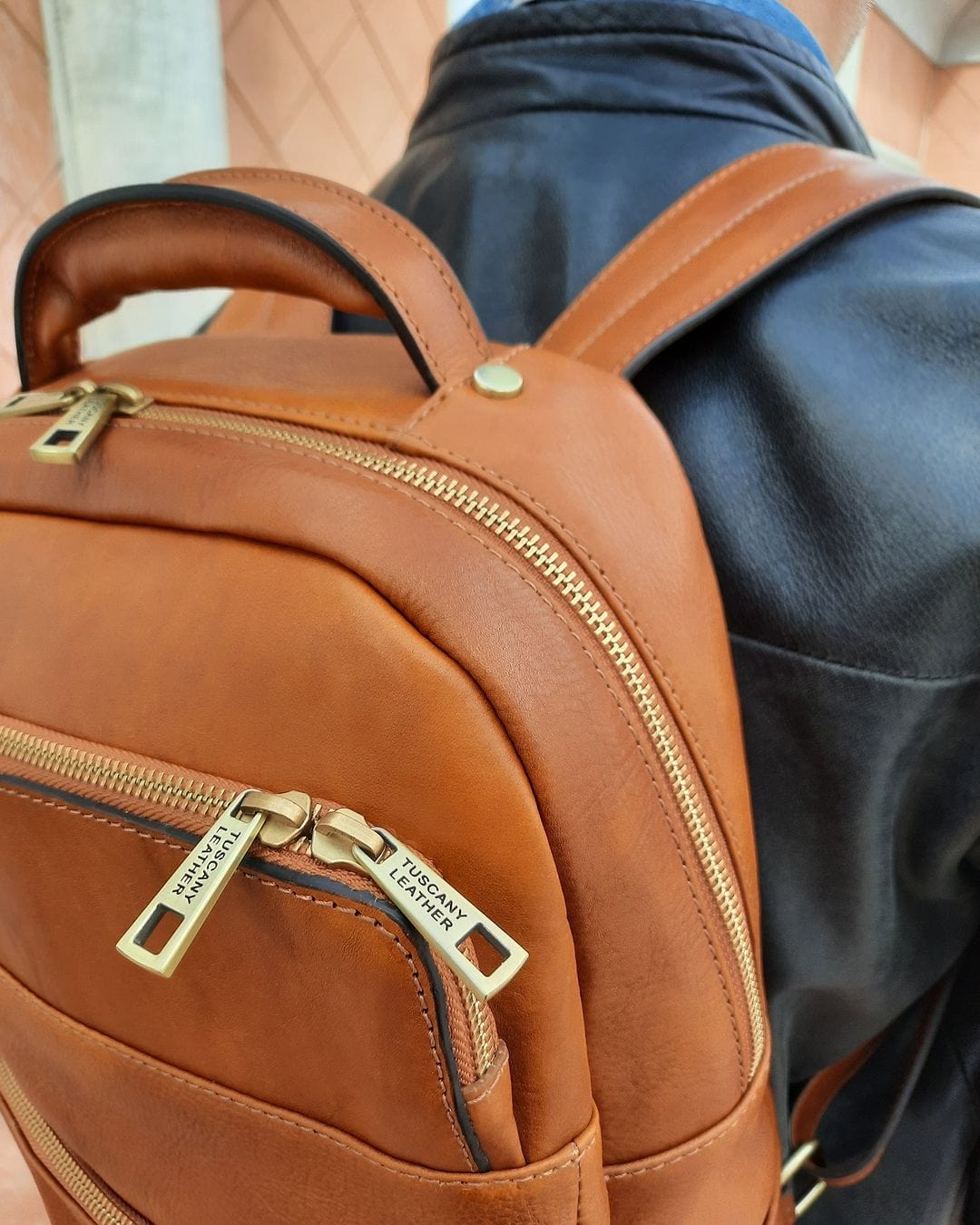 Melbourne - Italian leather laptop backpack | TL142205