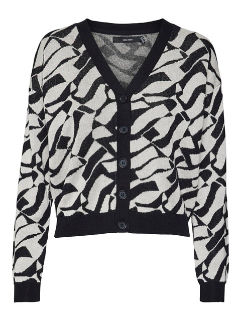 Lexsun Art V-Neck Cardigan- Birch