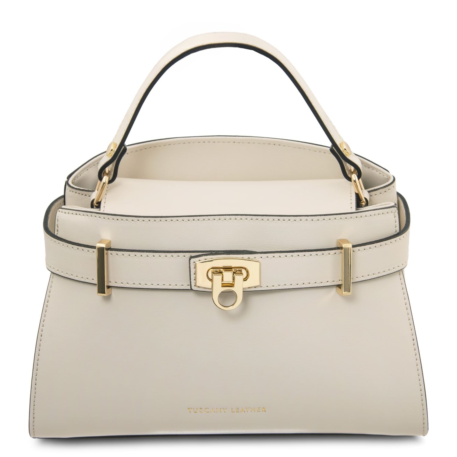 Maisy - Leather top handle bag in smooth leather | TL142459