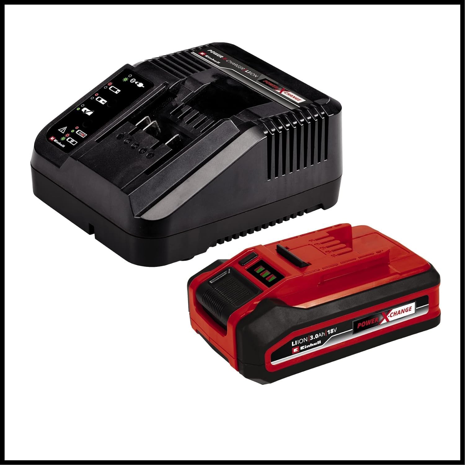 Einhell Herramienta multifunción de batería Power X Change GE-HC 18 Li T Solo - 200 W, 18 V, cortasetos y sierra eléctrica 2 en 1, espada Oregon, cargador y batería no incluidas