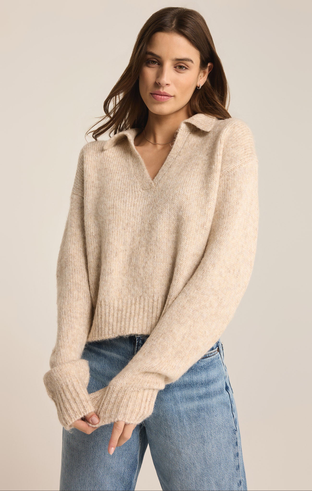 Redford Sweater - Light Oat