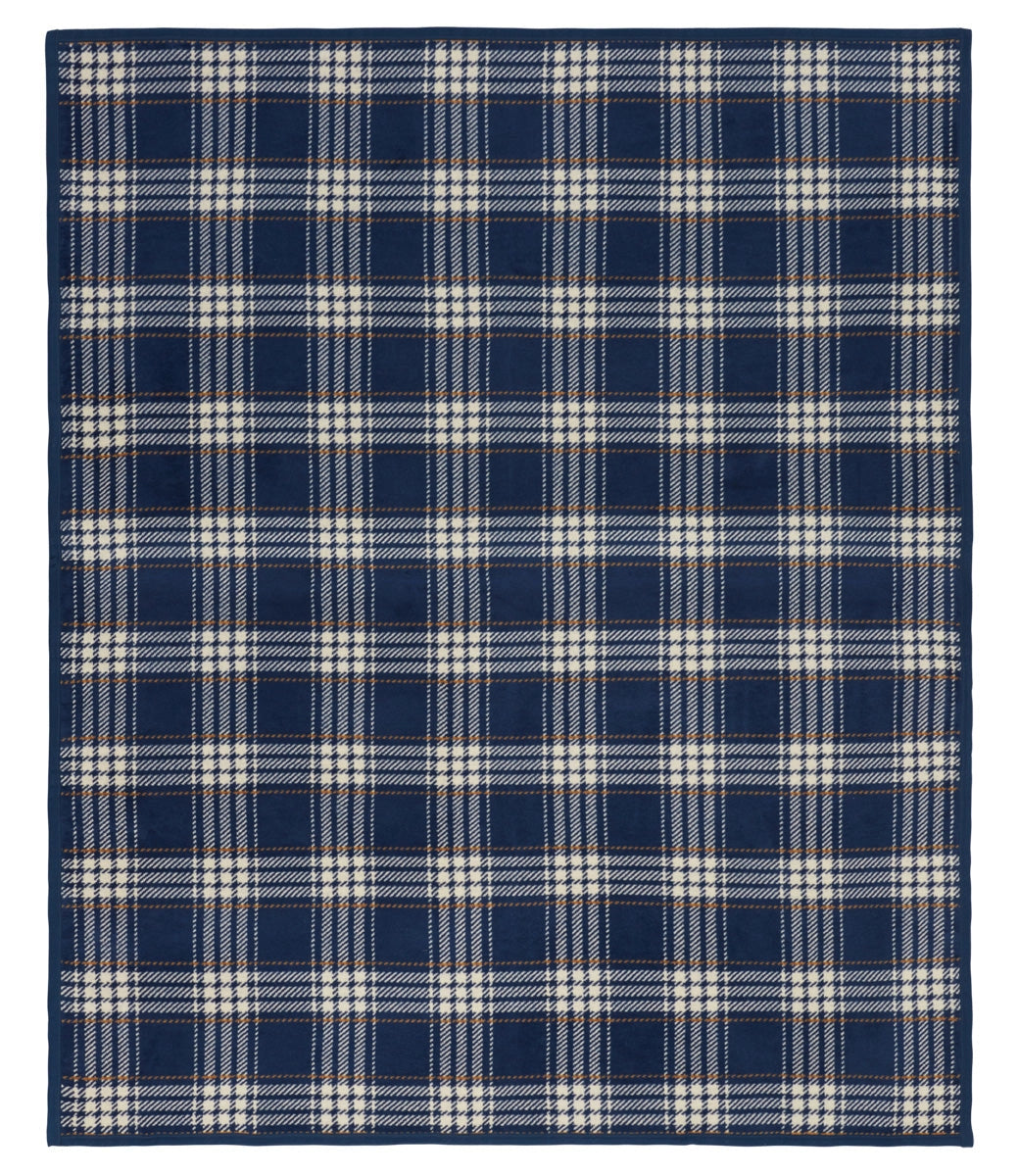Autumn Plaid Vintage Blue