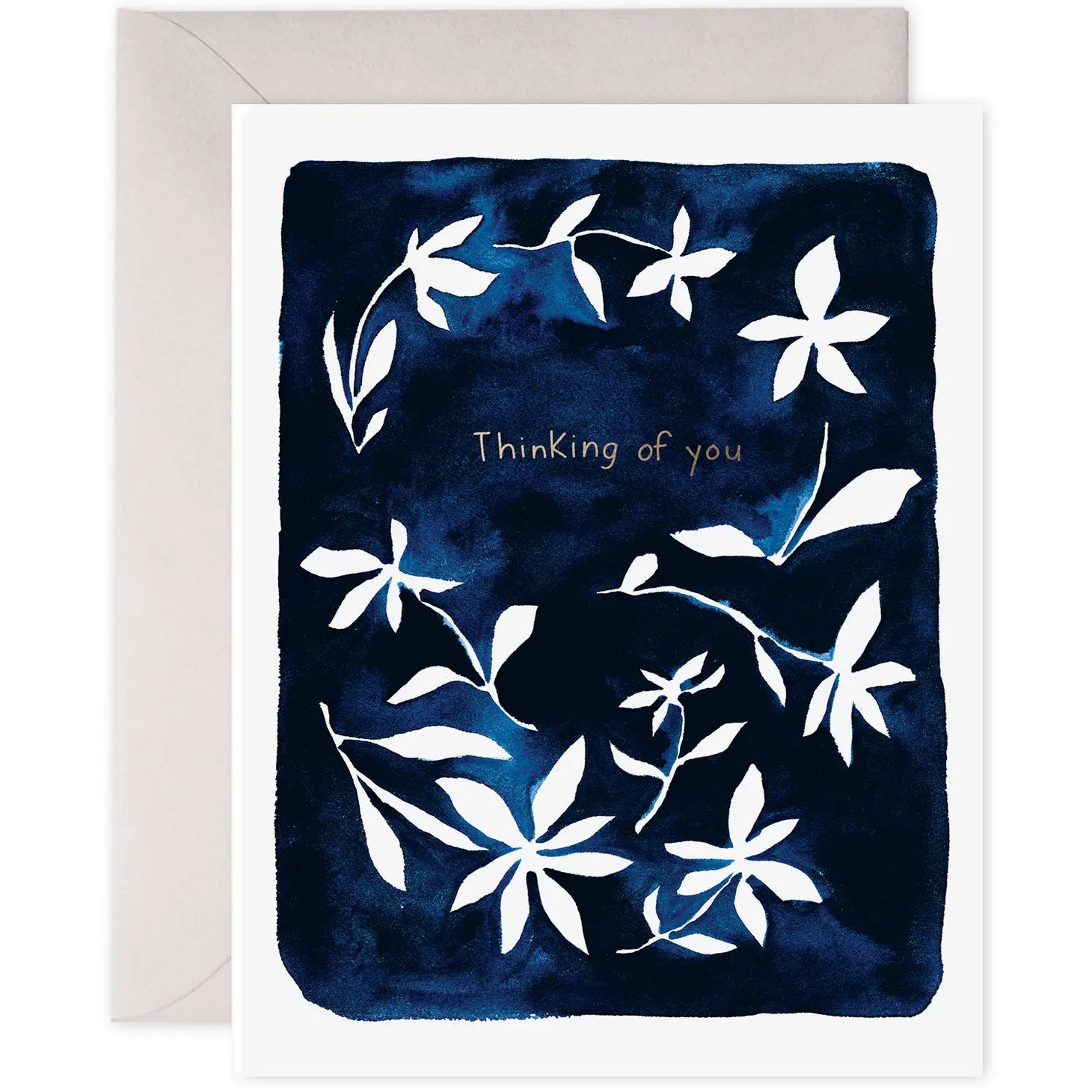 Indigo Flowers Card