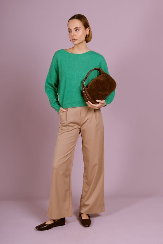 Montepulciano – Italian Suede Leather Hobo Bag