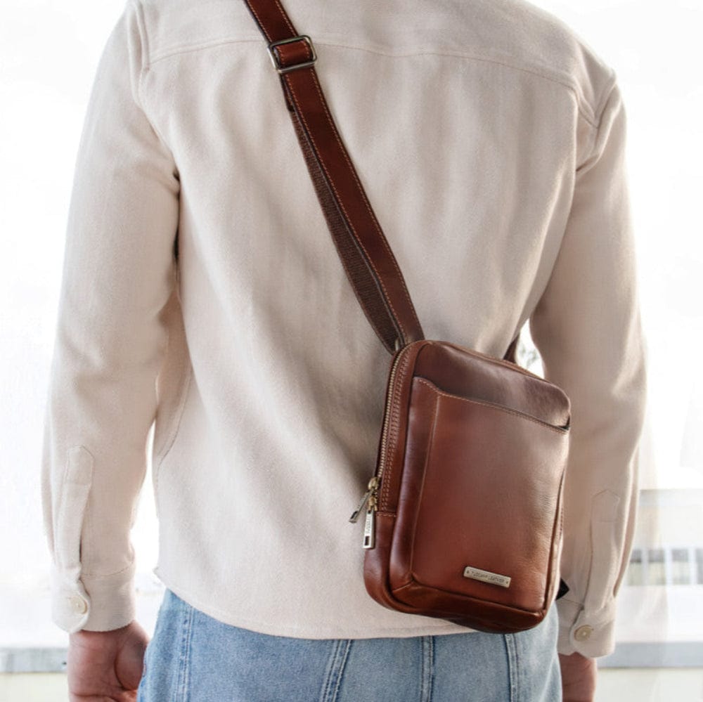 Mark - Matte Leather Crossbody Bag | TL142428