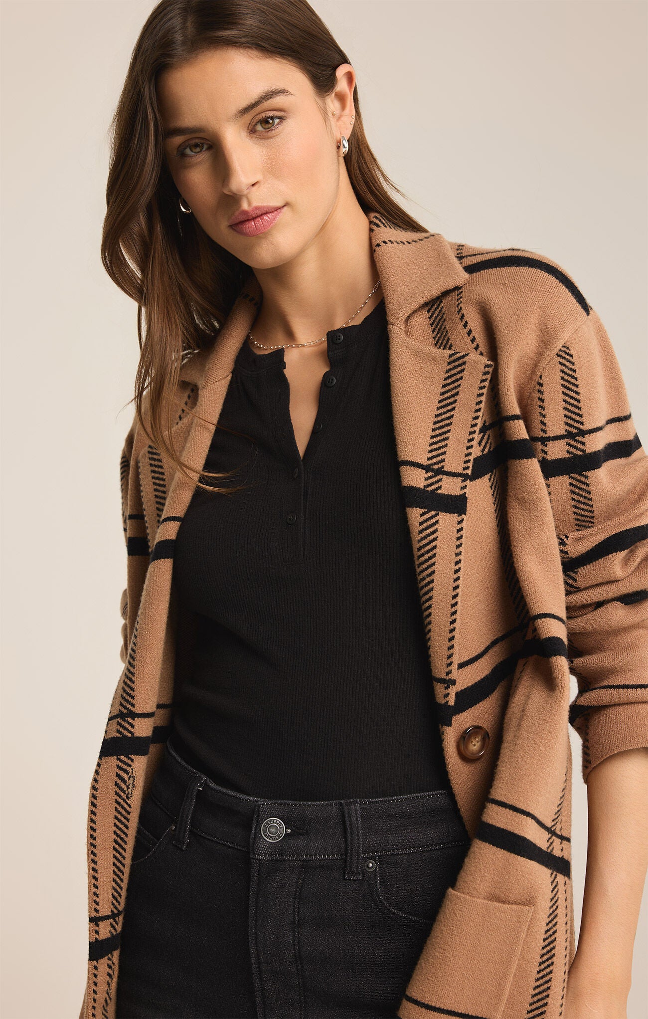 Timber Plaid Cardigan