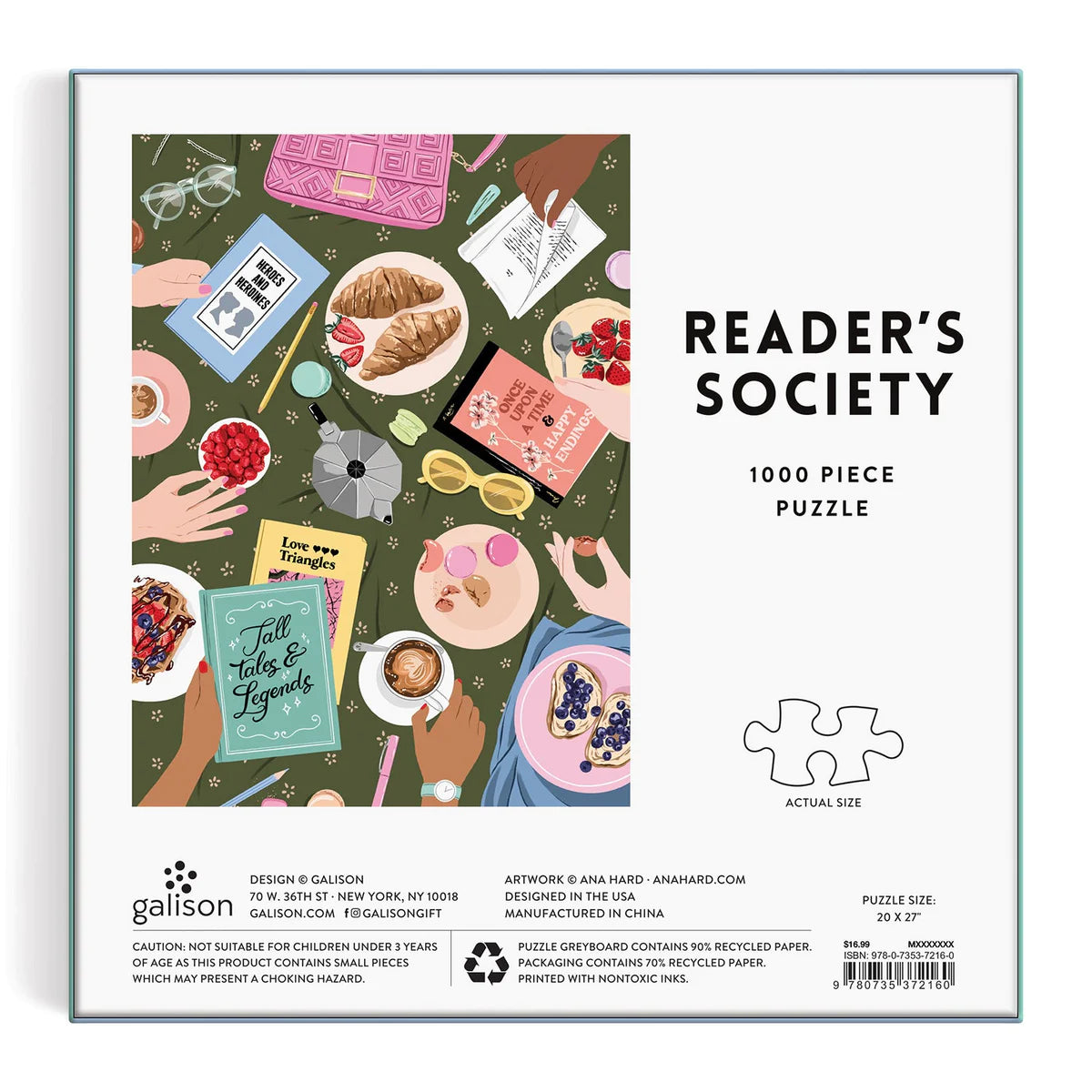 Reader's Society 1000 Piece Puzzle
