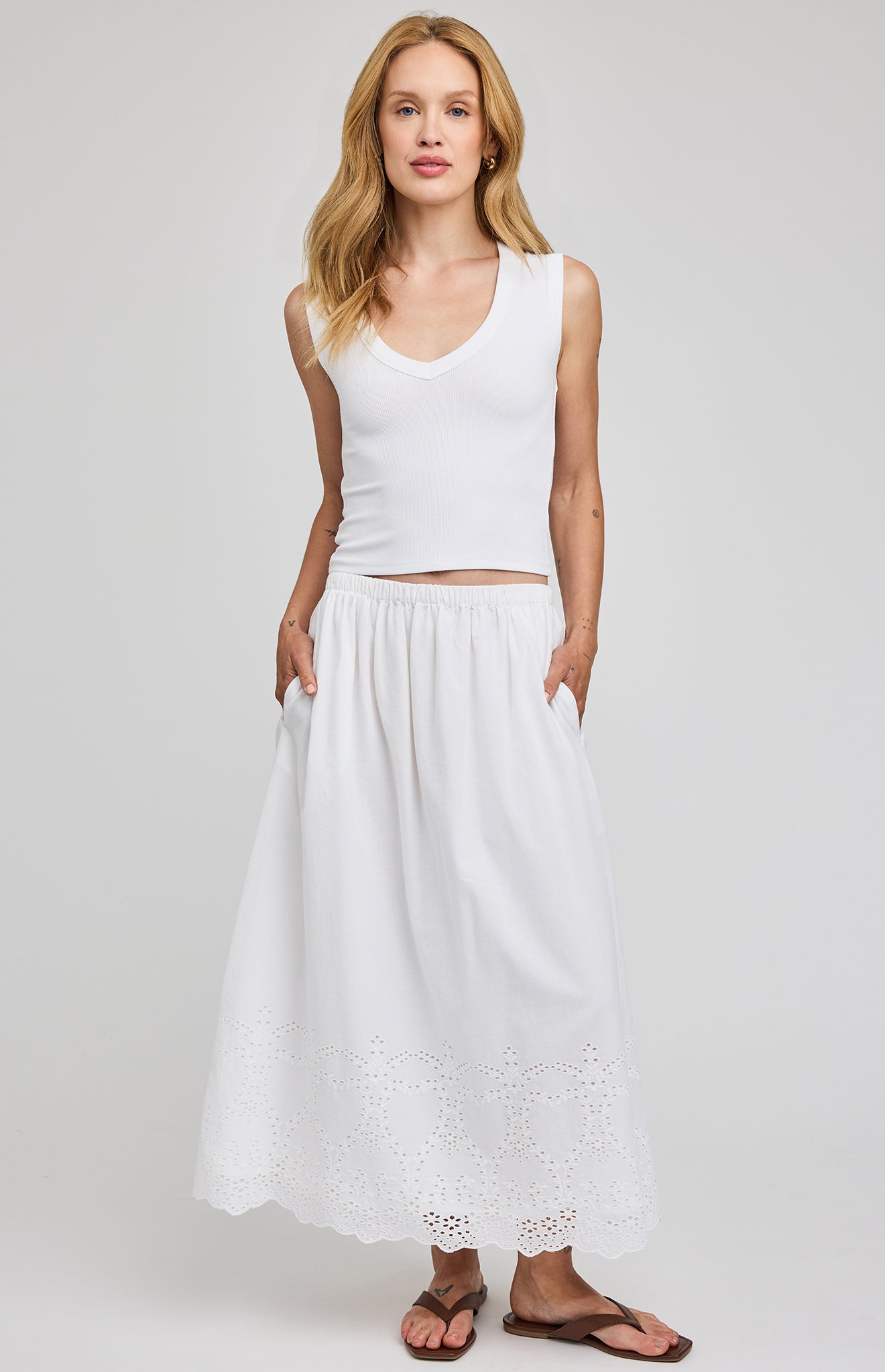 Elodie Skirt - White