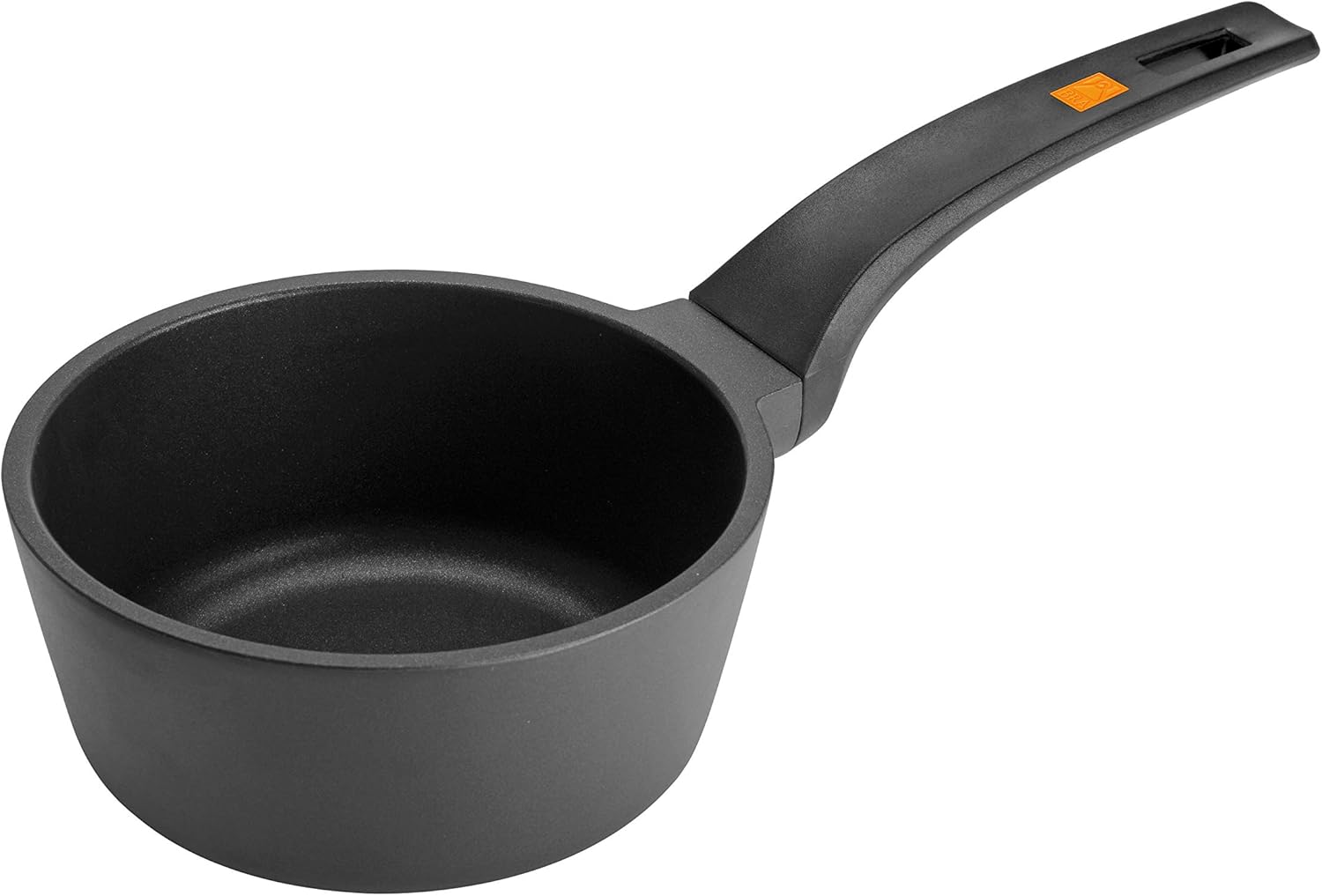 BRA Efficient 9-Piece Non-Stick Cast Aluminium Battery, Suitable for All Types of Cookers and Induction (Contains 4 Saucepans and 1 Saucepan + 4 Lids)