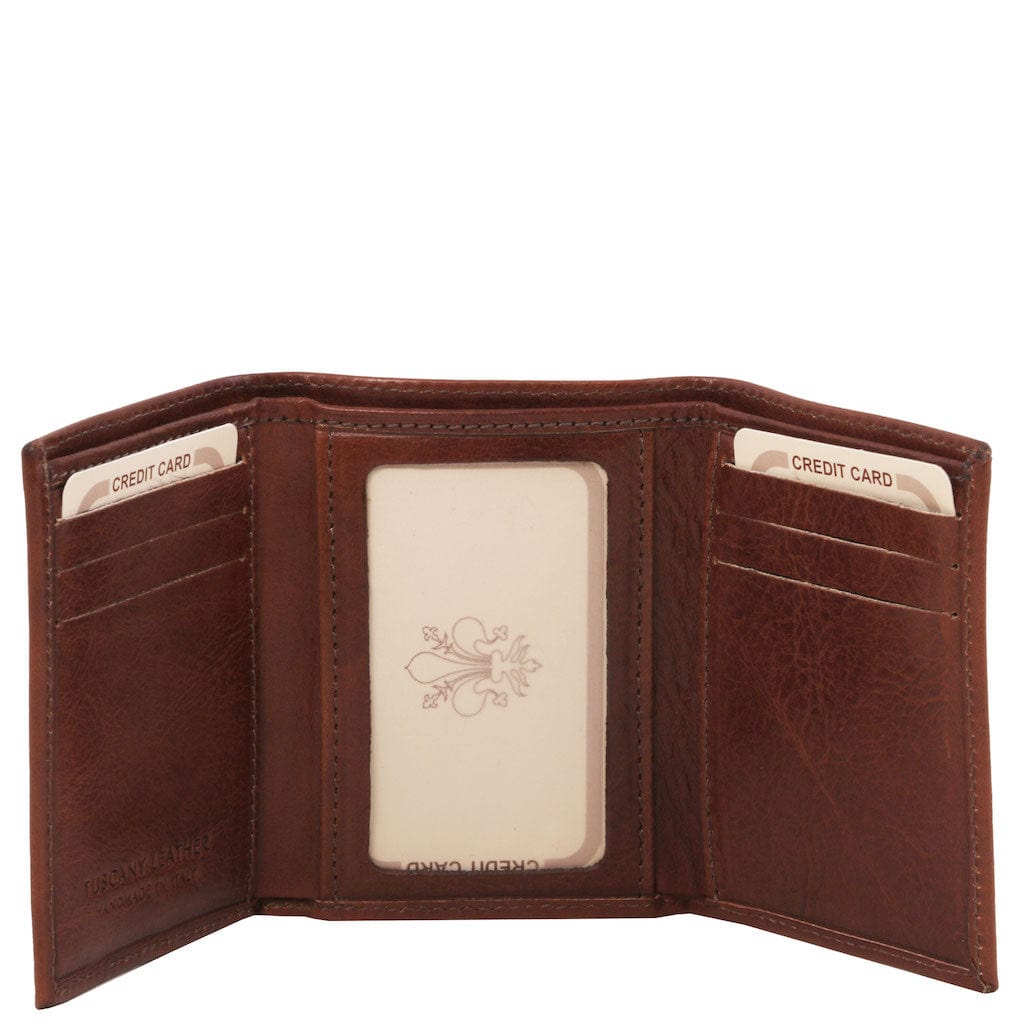 Exclusive 3 fold leather wallet | TL140801