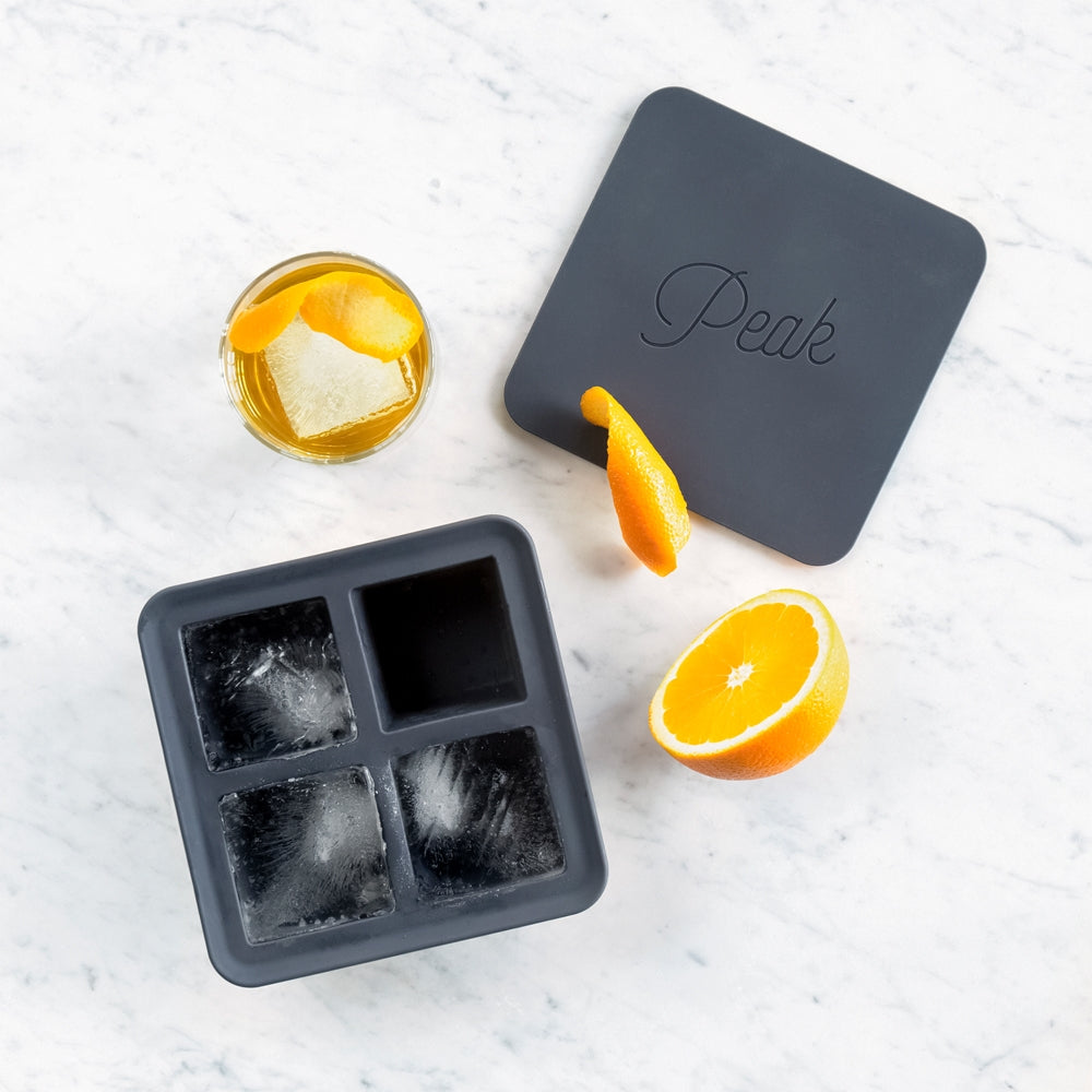 Peak Extra Large Ice Cube Tray - Charcoal