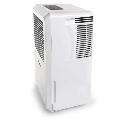 Deshumidificador Ivation de 30 pintas con certificación Energy Star – Gran capacidad para espacios de hasta 2,000 pies cuadrados – Incluye humidistato programable, conector para manguera, apagado/reinicio automático, ruedas y filtro de aire lavable (