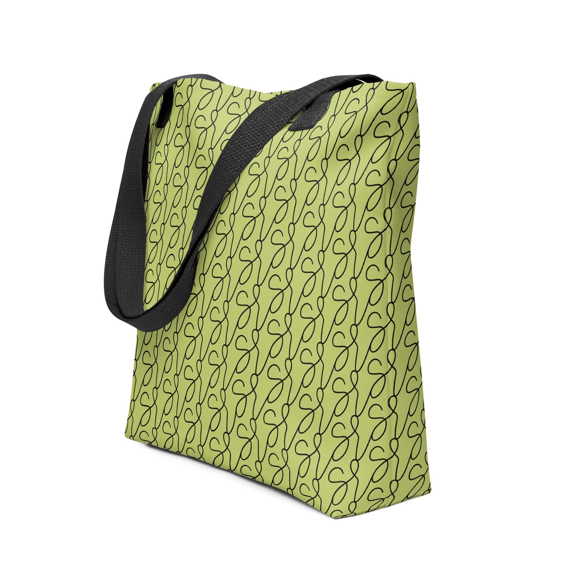 Olive Green Logo Tote Bag