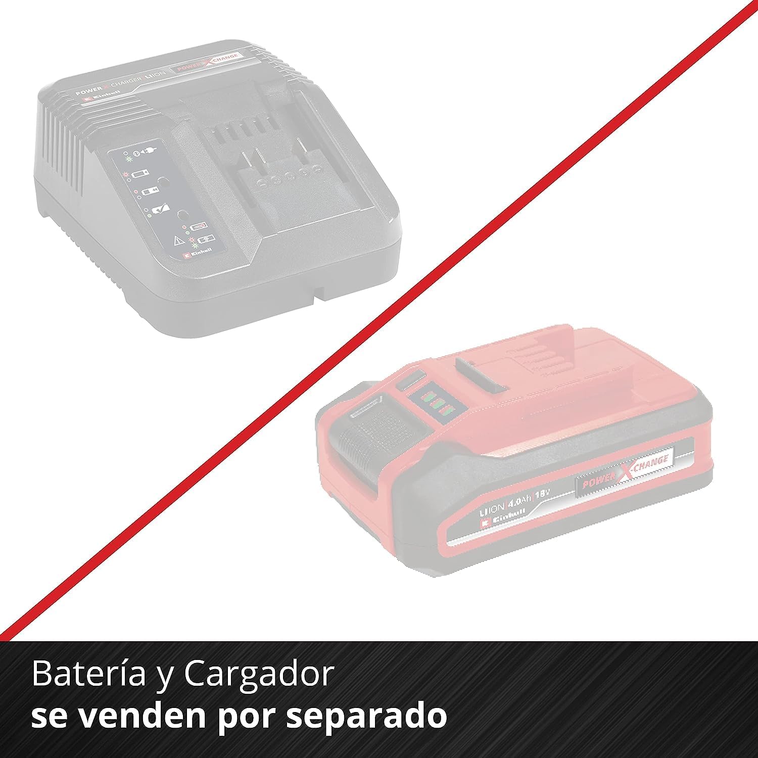 Einhell Herramienta multifunción de batería Power X Change GE-HC 18 Li T Solo - 200 W, 18 V, cortasetos y sierra eléctrica 2 en 1, espada Oregon, cargador y batería no incluidas