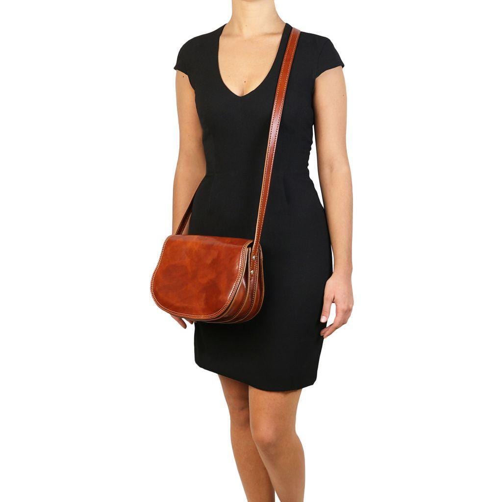 Isabella - leather saddle bag | TL9031