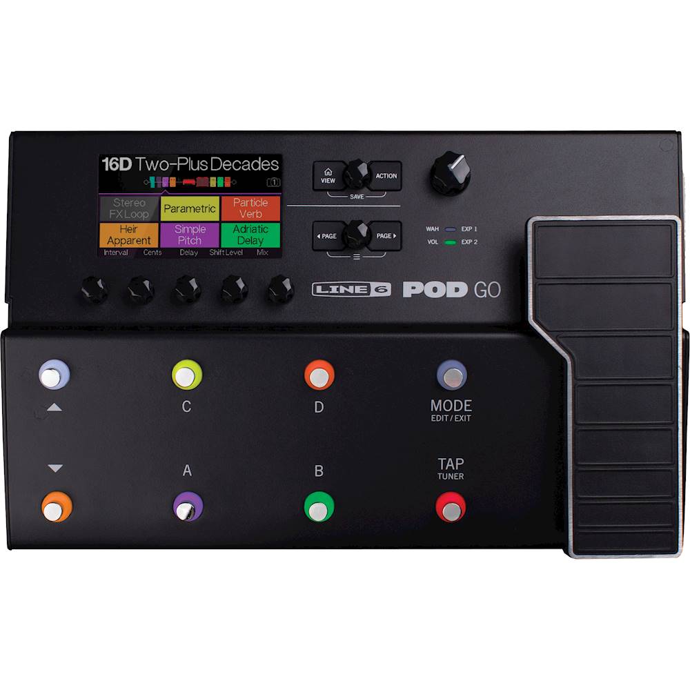 Line 6 – Procesador de Guitarra POD Go – Negro