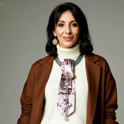 Cherry Blossom 4-in-1 Jeweled Tie