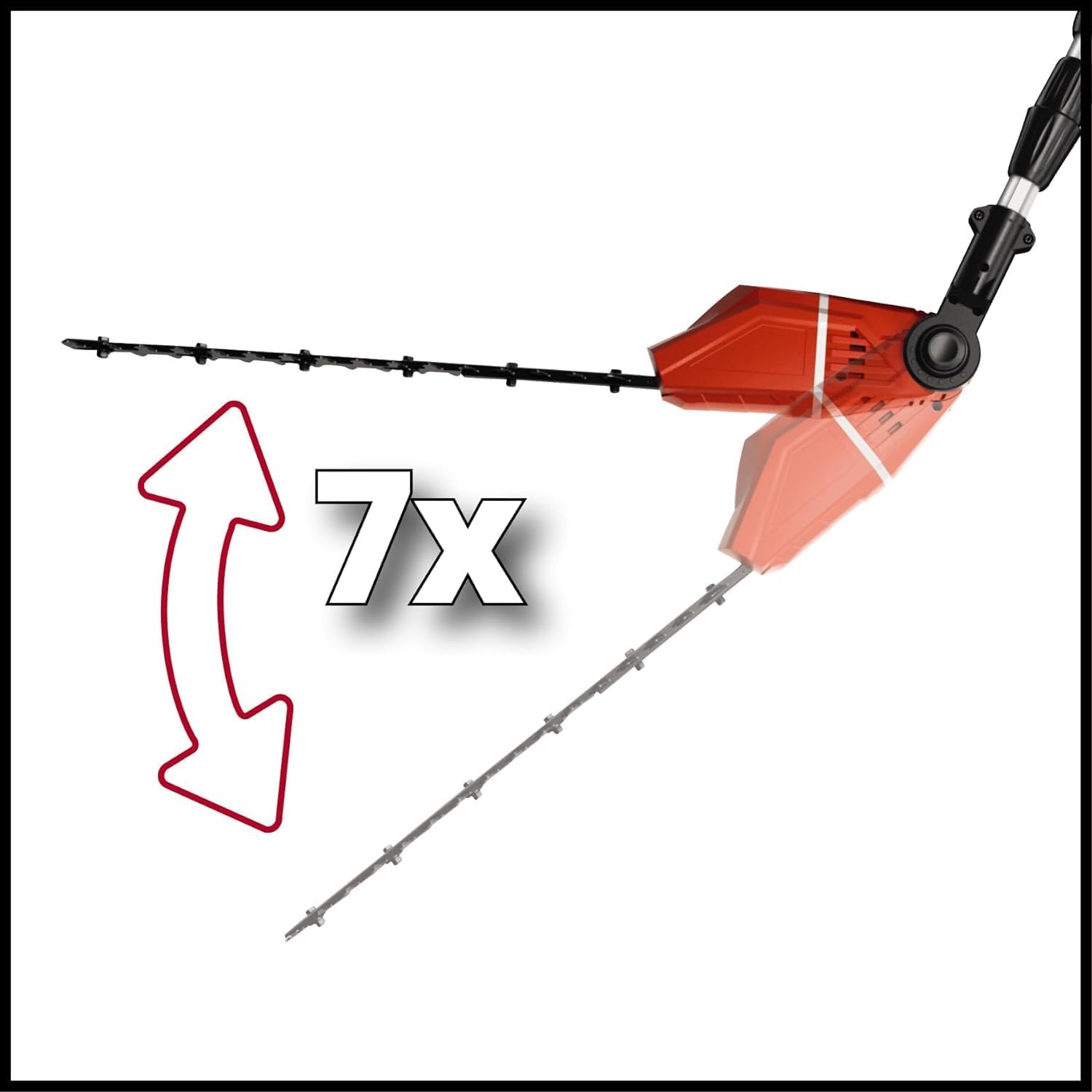 Einhell Herramienta multifunción de batería Power X Change GE-HC 18 Li T Solo - 200 W, 18 V, cortasetos y sierra eléctrica 2 en 1, espada Oregon, cargador y batería no incluidas