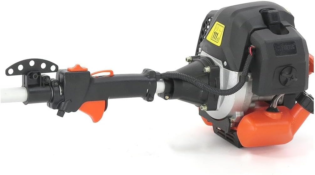 FUXTEC Desbrozadora Multifunción Gasolina FX-MT152E Multiherramienta 5 en 1 - Cortasetos, Motosierra Inclinada, cortabordes, extensión de 1 m - Motor de Gasolina de 2 Tiempos 52cc