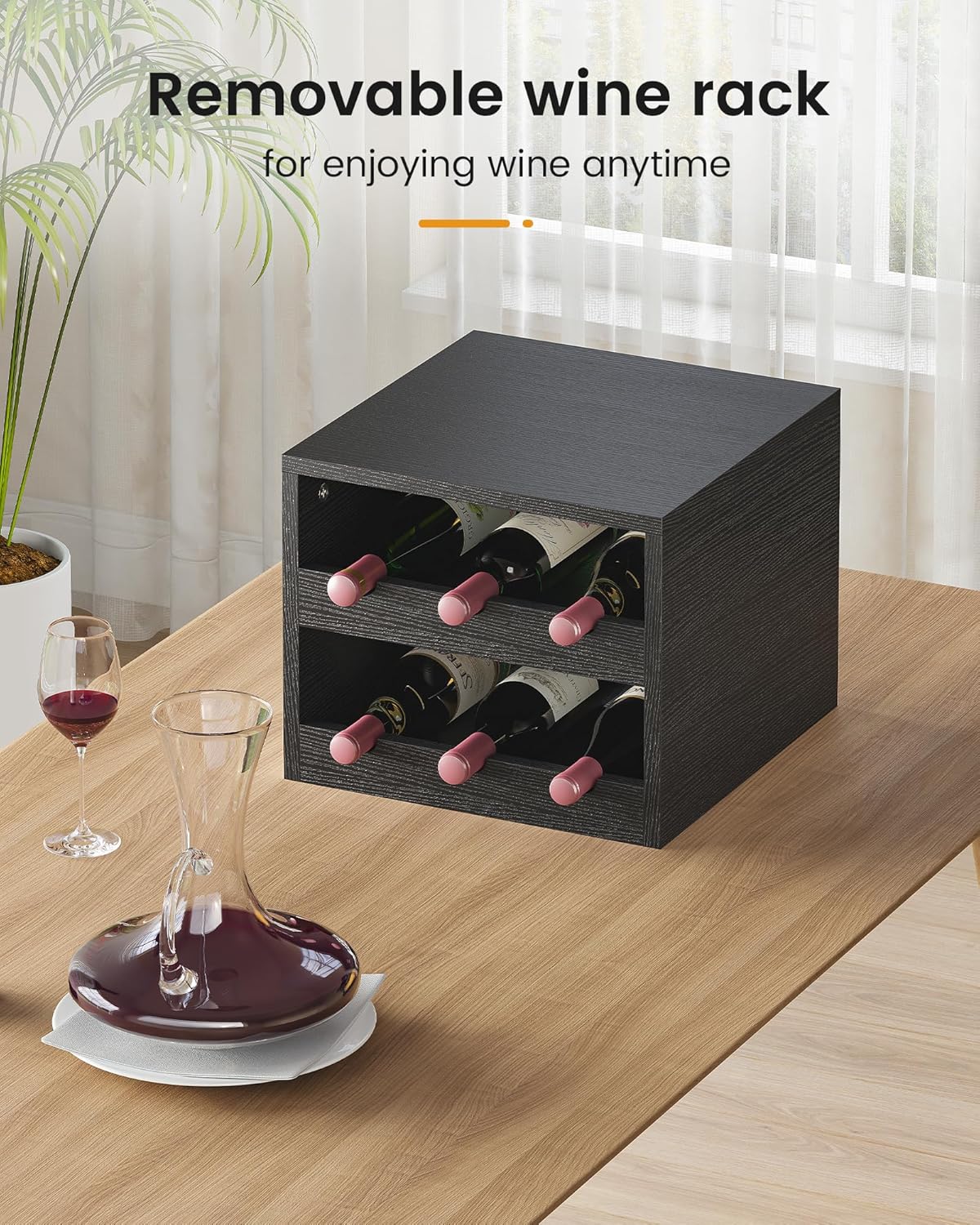 Armario de cocina, Armario Aparador Cocina con LED, Enchufes, Armario Buffet, Estante de vino extraíble, 3 Cajones, Estantes ajustables, Cocina, Sala de estar, Comedor, 103.5*40*180 cm, Negro