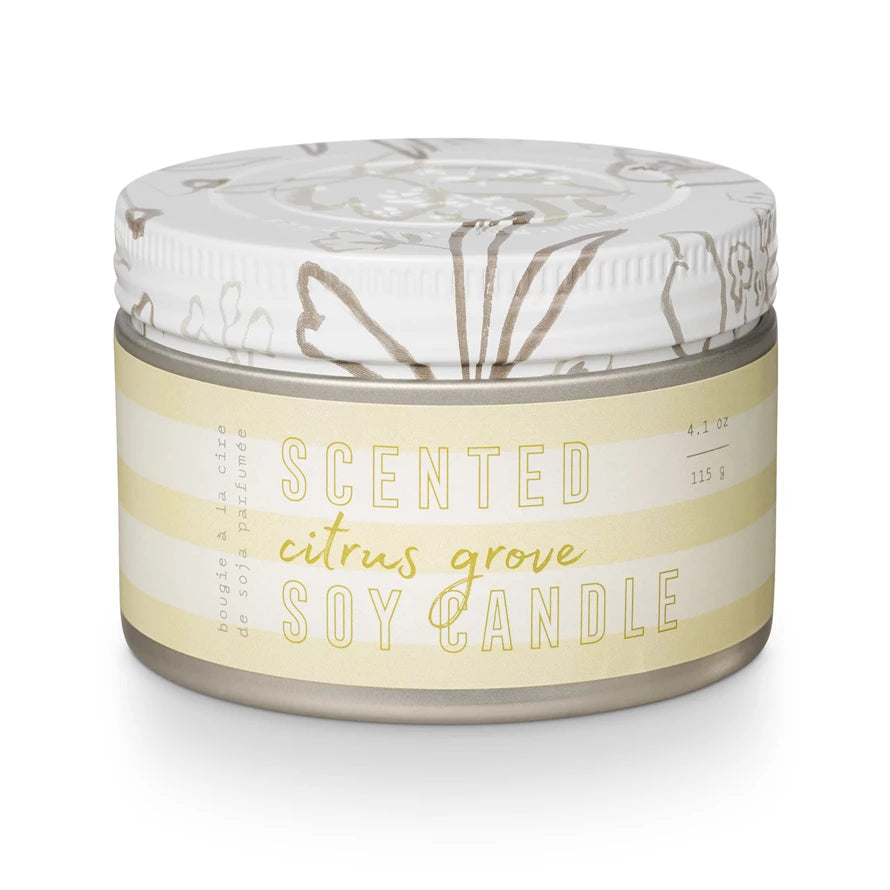 Small Tin Citrus Grove Candle
