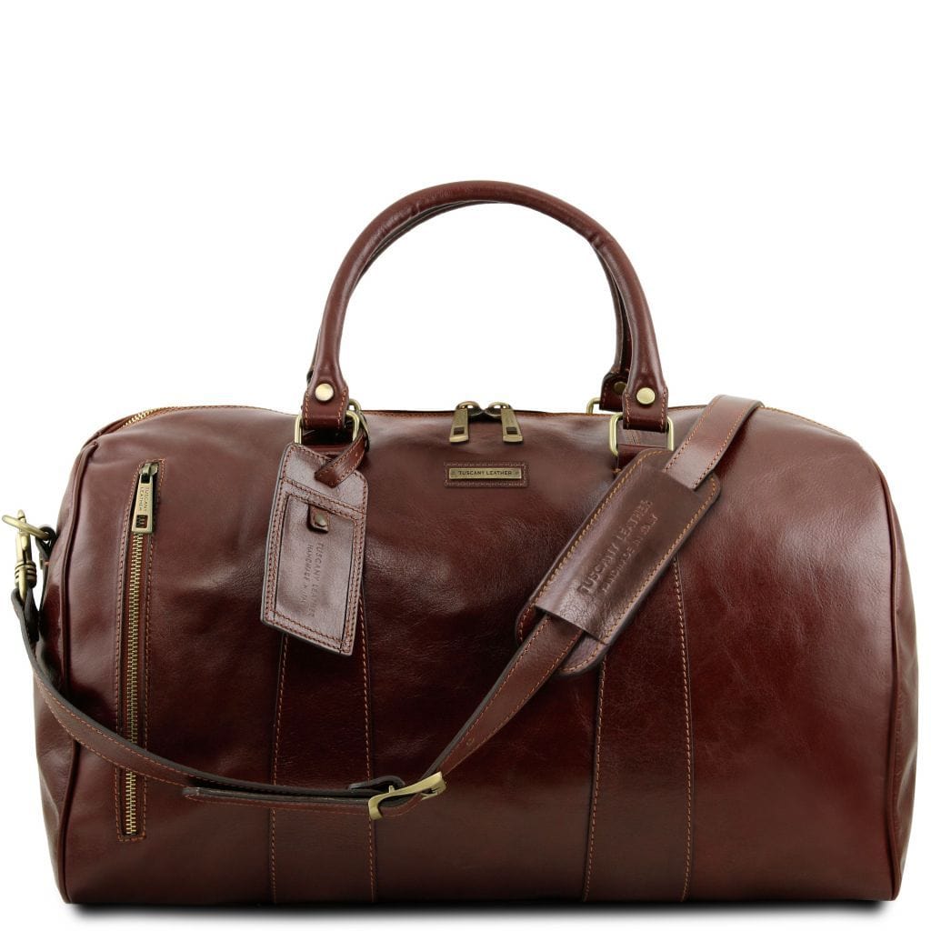 TL Voyager - Travel leather duffle bag - Large size | TL141794