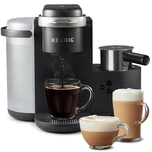 Keurig K-Cafe Cafetera de Una Taza K-Cup, para Café, Latte y Cappuccino, Carbón