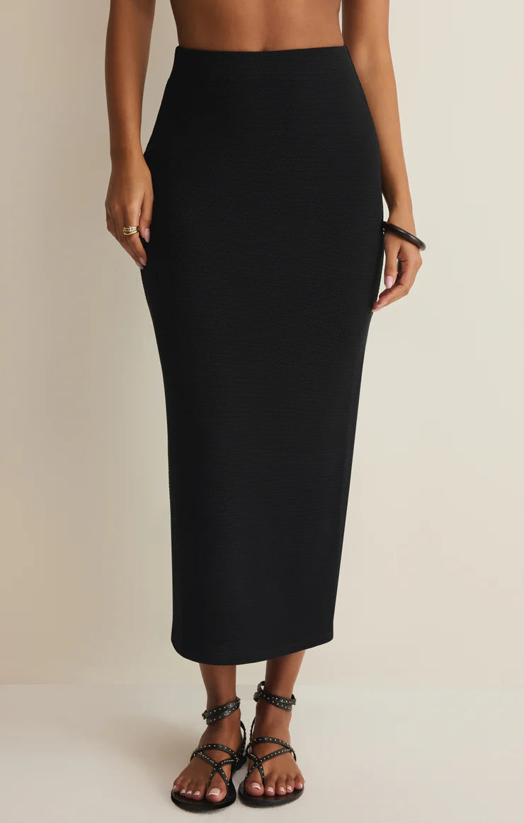 Ainslie Midi Skirt- Black