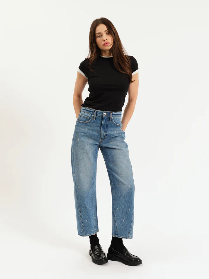 Westward High Rise Barrel Leg in Nailed It