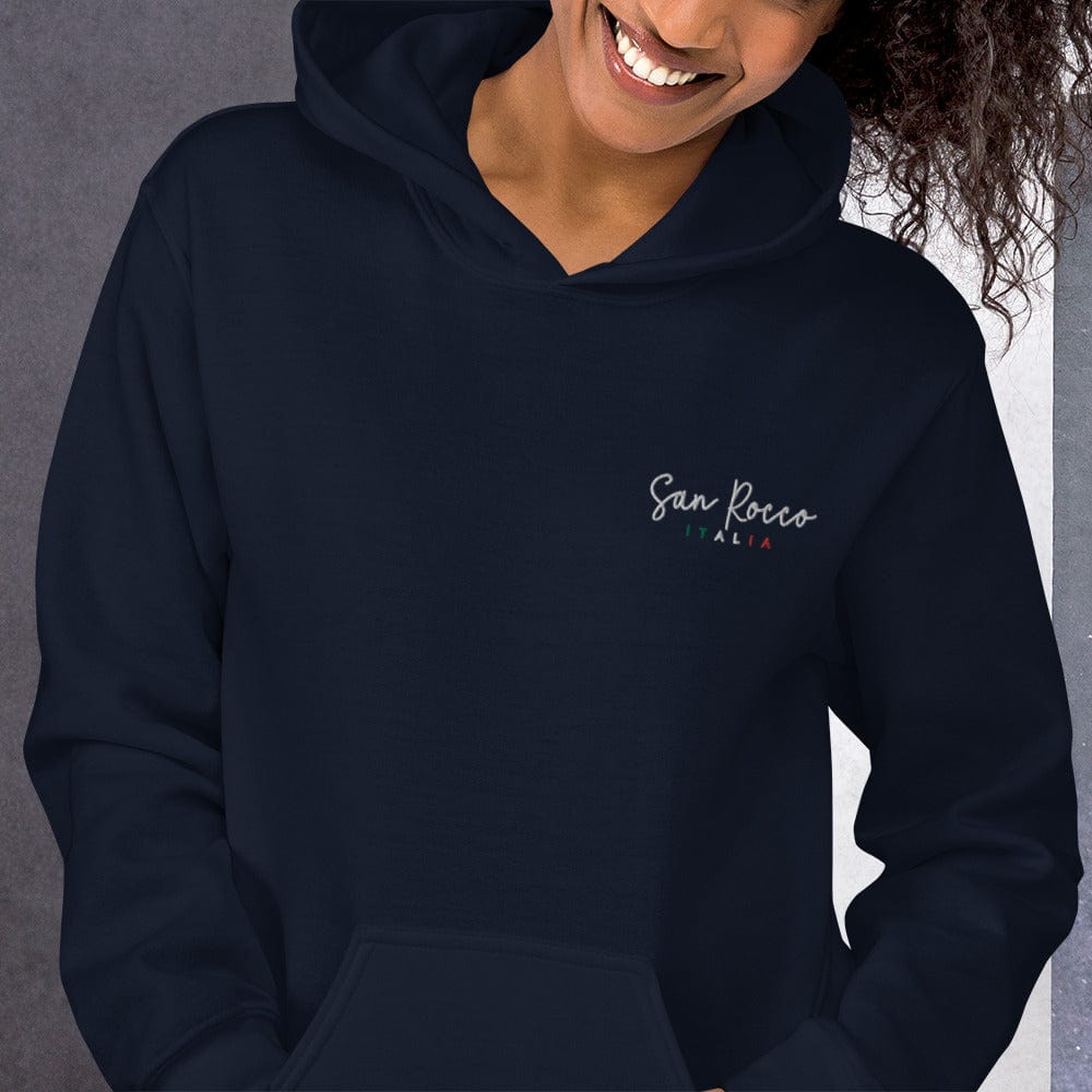 San Rocco Italia Embroidered Logo Unisex Hoodie