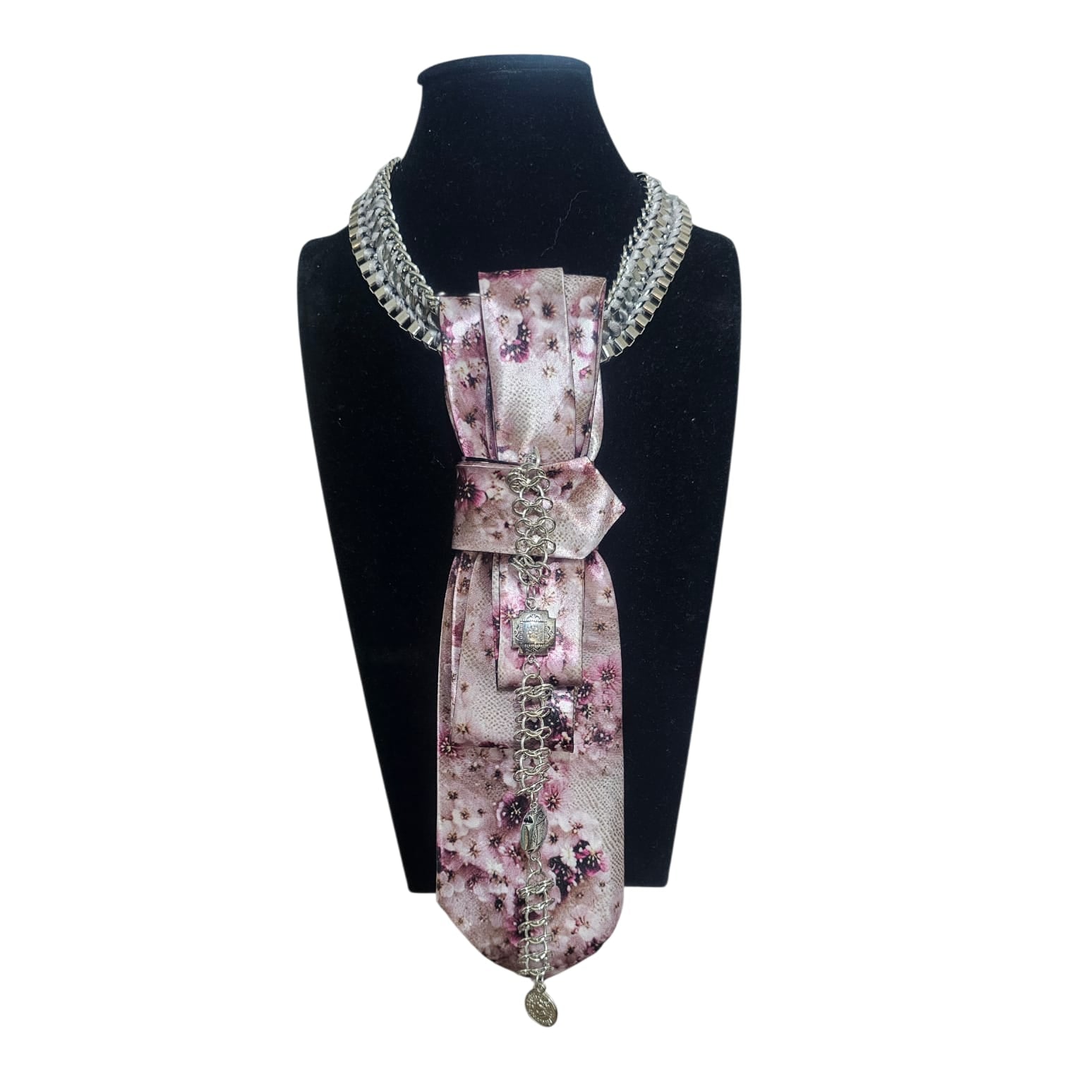 Cherry Blossom 4-in-1 Jeweled Tie