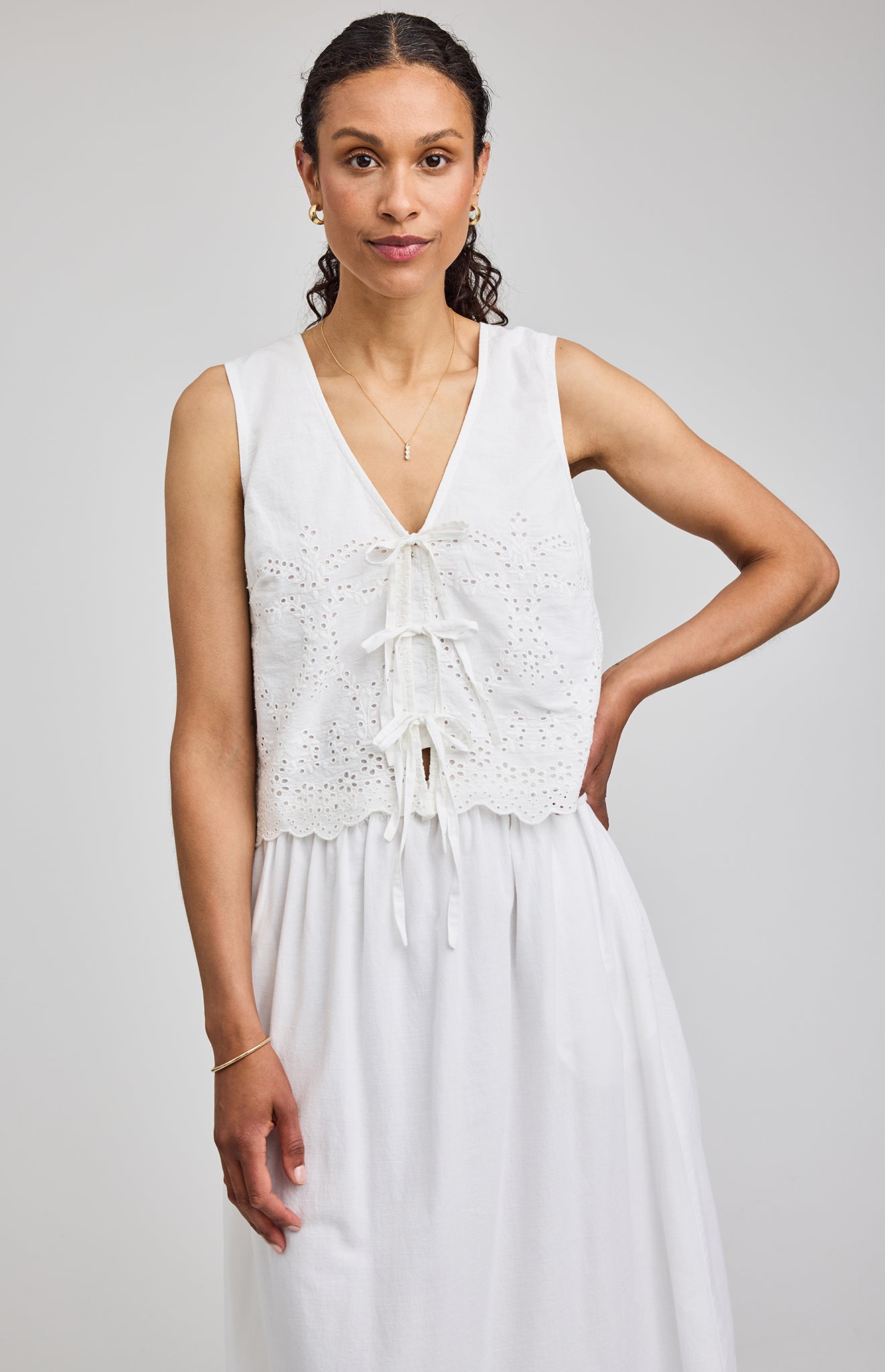 Rhea Top - White