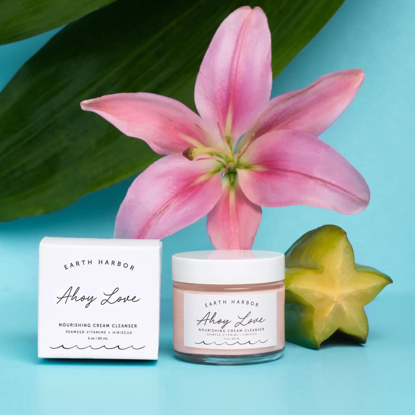 Ahoy Love- Cream Cleanser: Hibiscus + Green Tea