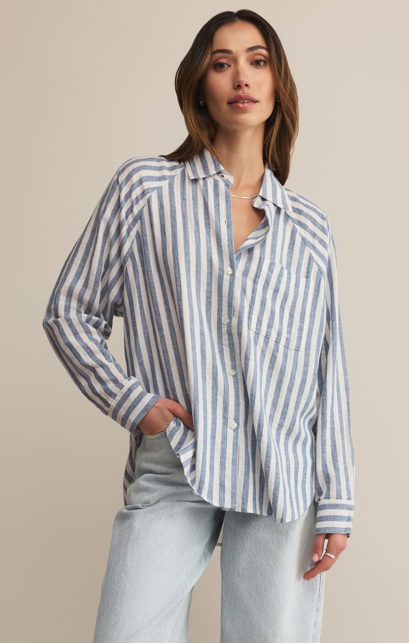 The Perfect Line Top- Boathouse