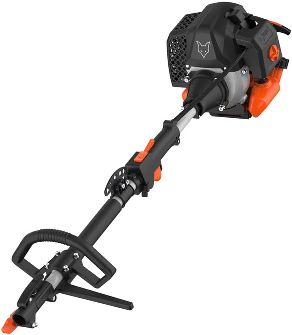 FUXTEC Desbrozadora Multifunción Gasolina FX-MT152E Multiherramienta 5 en 1 - Cortasetos, Motosierra Inclinada, cortabordes, extensión de 1 m - Motor de Gasolina de 2 Tiempos 52cc