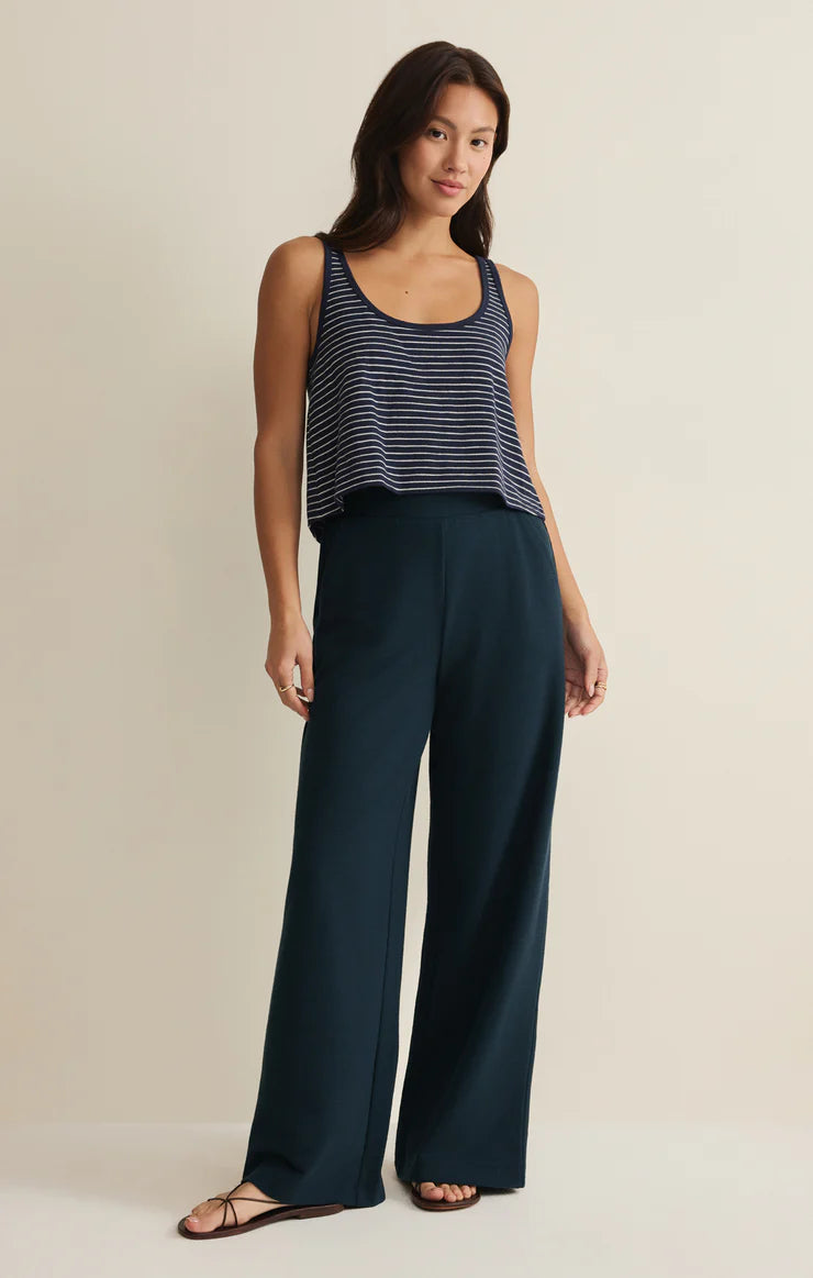 Andre Wide Leg Pant- Eclipse