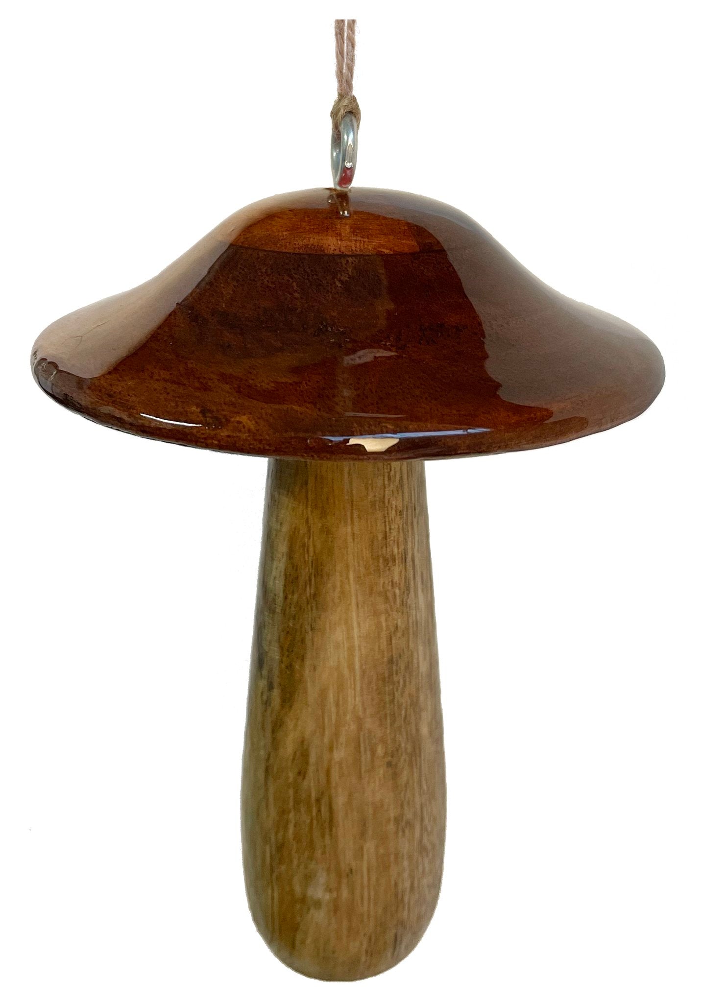Wooden mushroom brown 5.5