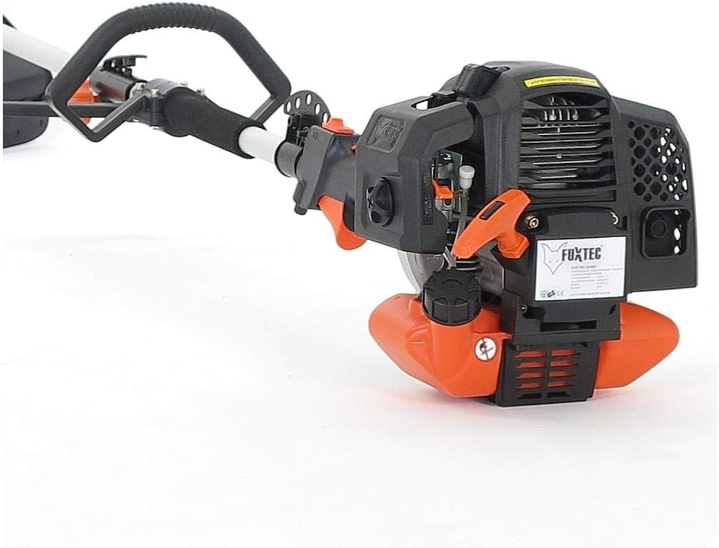 FUXTEC Desbrozadora Multifunción Gasolina FX-MT152E Multiherramienta 5 en 1 - Cortasetos, Motosierra Inclinada, cortabordes, extensión de 1 m - Motor de Gasolina de 2 Tiempos 52cc