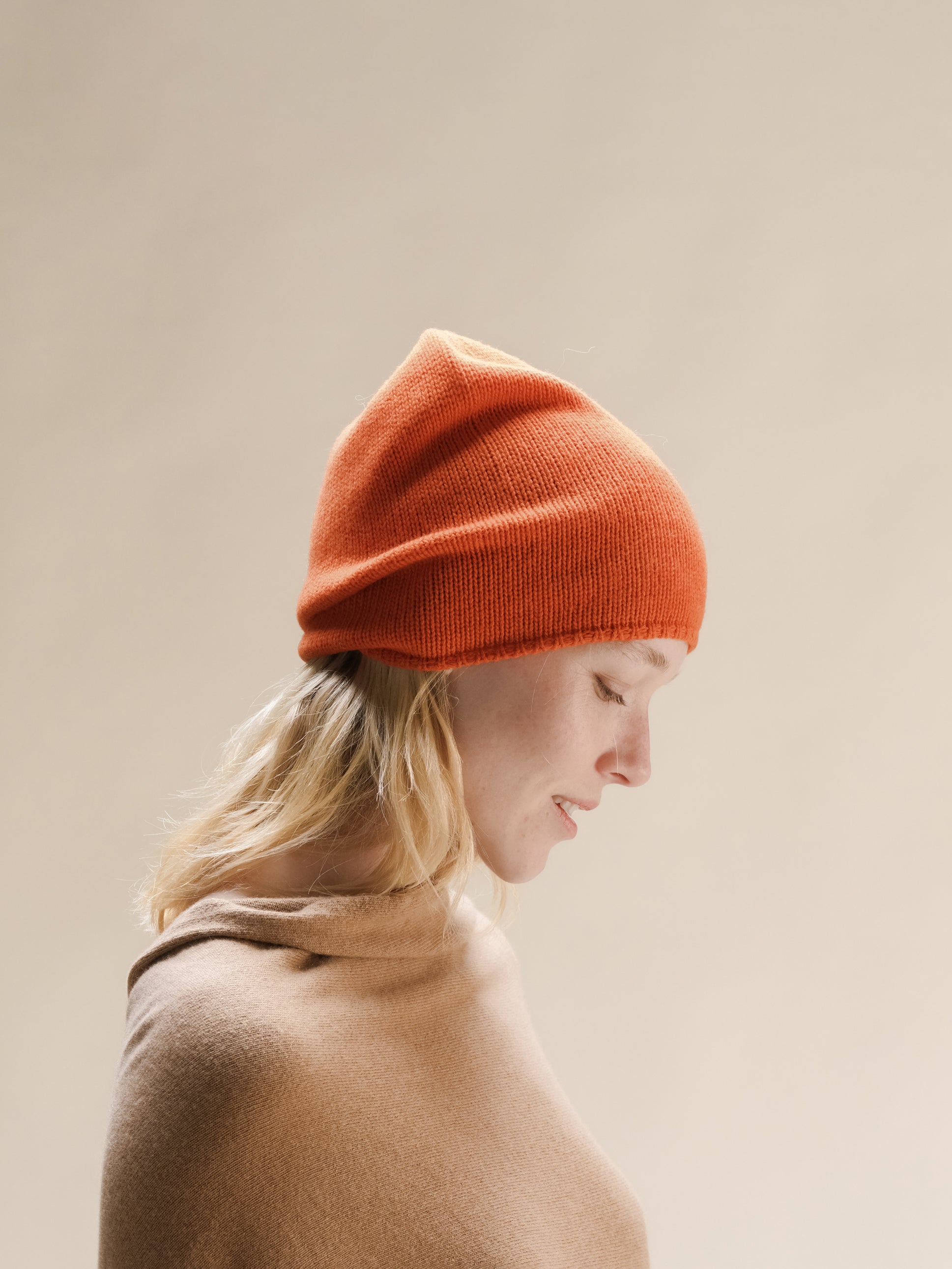 Wool & Cashmere Mix Beanie (3D-Knit)