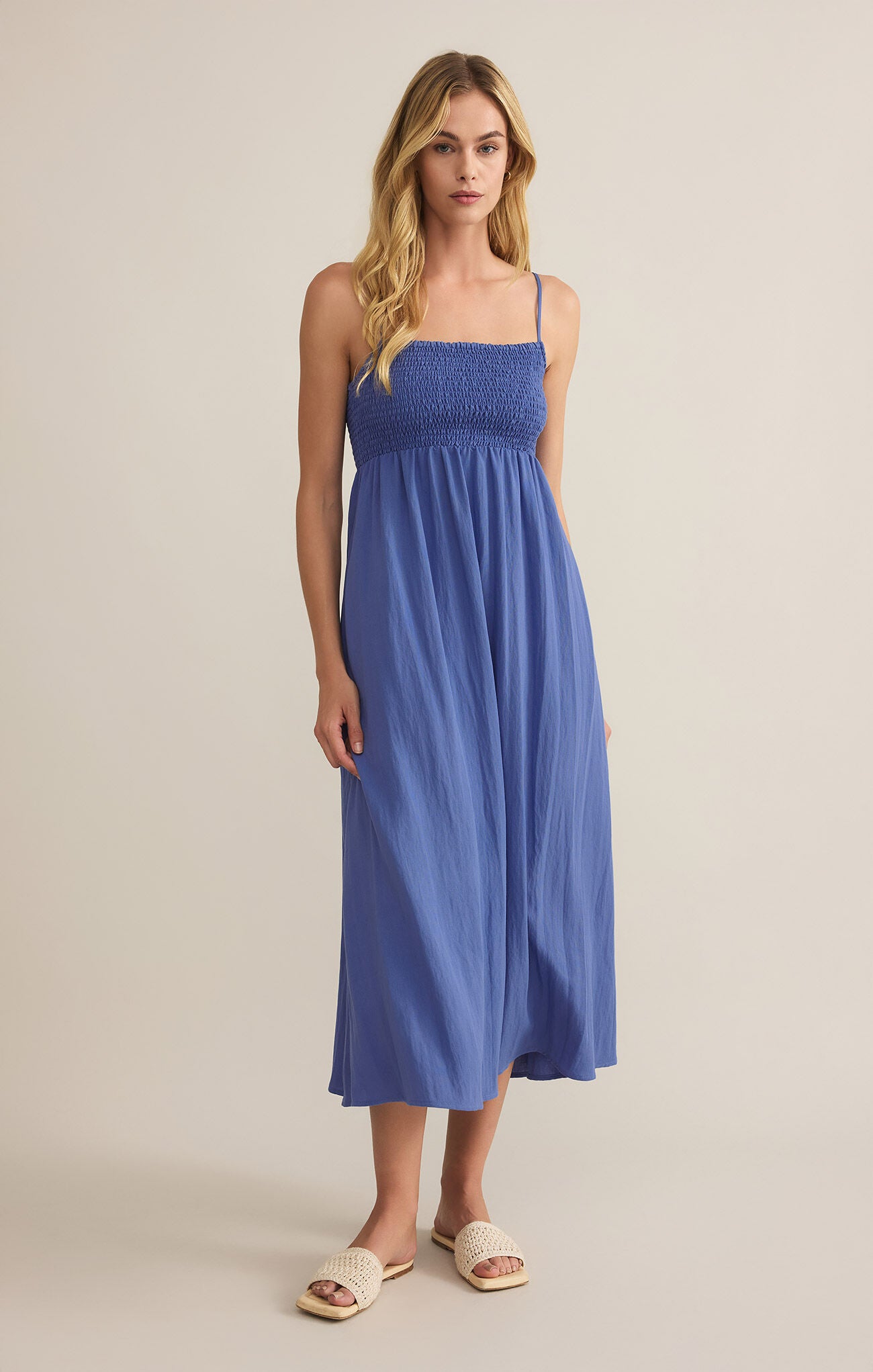 Beachside Midi Dress- Riviera