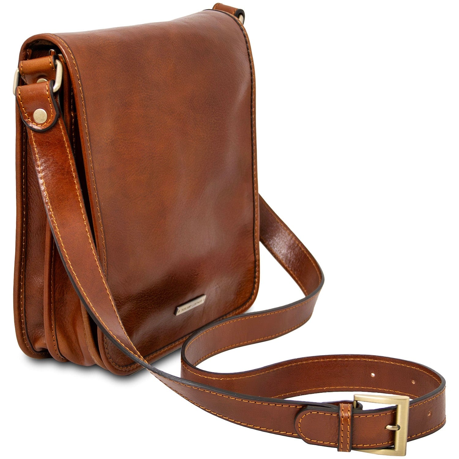 TL Messenger - Two compartment leather shoulder bag | TL141255