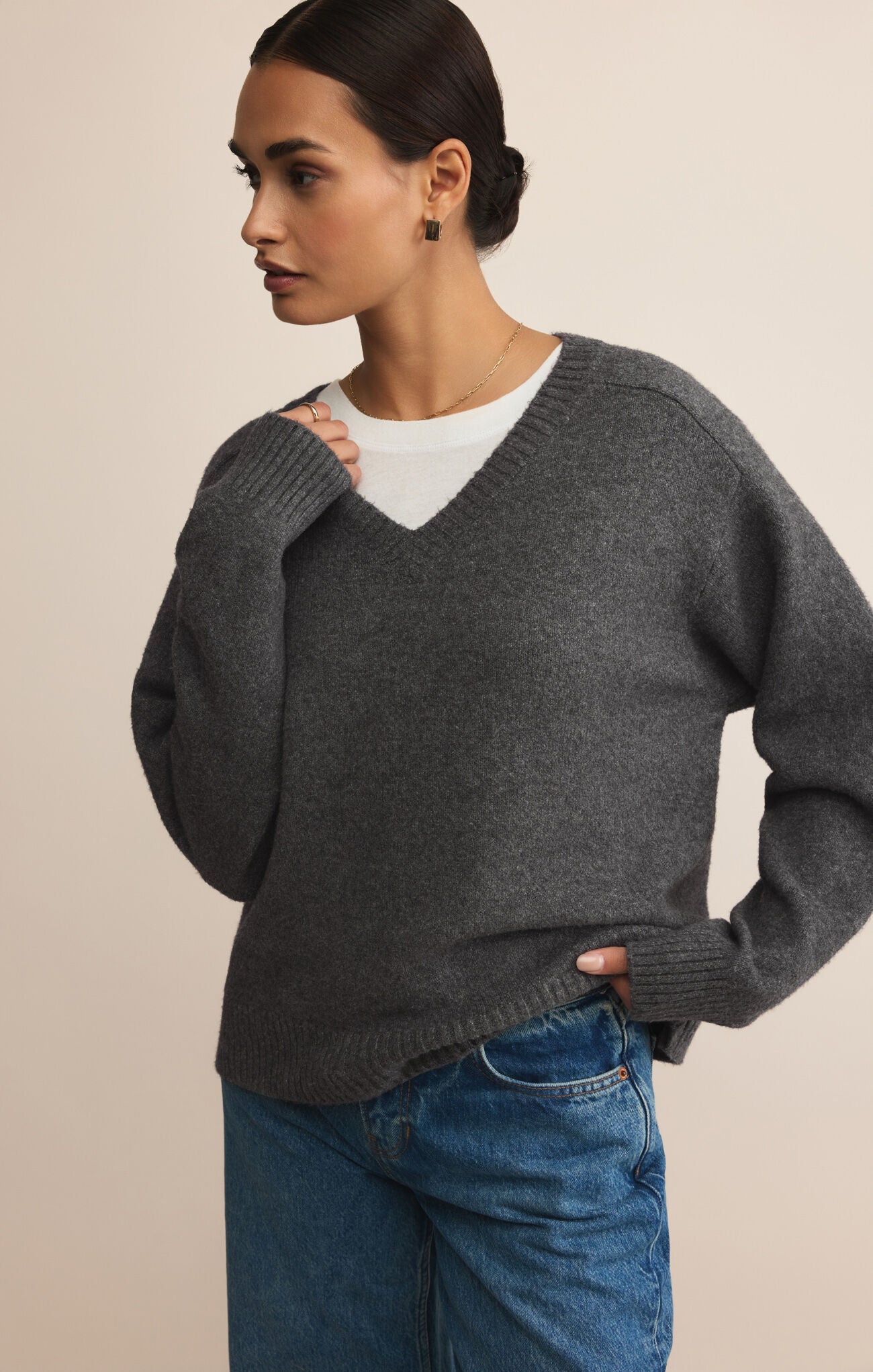 Eloise Sweater Charcoal Heather