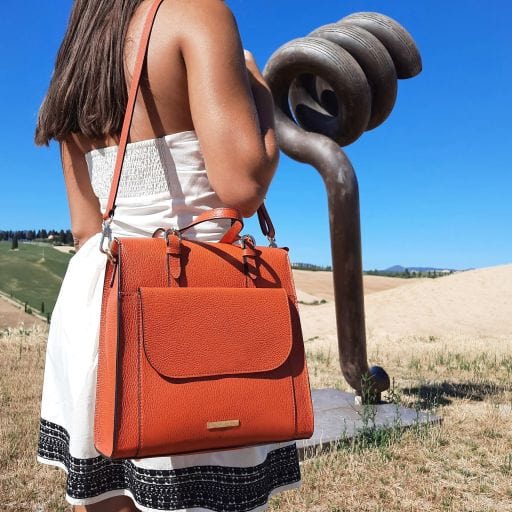 TL Bag - Italian Leather Convertible Backpack | TL142211